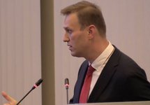 Алексей Навальный на заседании ЦИКа. Кадр "Навальный live"