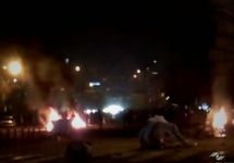 Протесты в Иране. Кадр видеозаписи