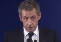 Николя Саркози. Кадр телеобращения