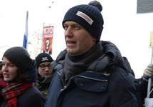 Алексей Навальный на марше памяти Немцова, 25.02.2018. Фото Дмитрия Борко для "Граней"