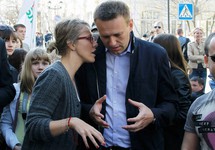 Ксения Собчак и Алексей Навальный. Источник: vg-saveliev.livejournal.com