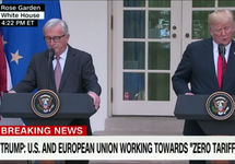 США и ЕС договорились не начинать торговую войну