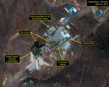 КНДР начала восстановительные работы на ракетном полигоне Сохэ