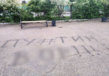Чита: полиция разыскивает авторов граффити 